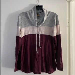 Cameron Cowl Neck Brushed Knit Top